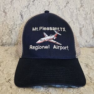 Souvenir Baseball Cap or Hat Mt Pleasant Texas Regional Airport Collectible